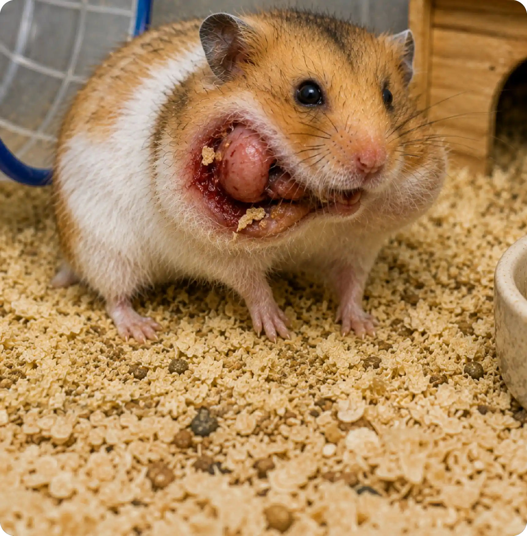 Cheek Pouch Injuries